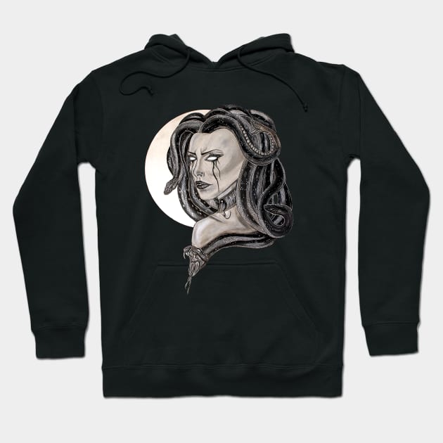 Medusa Hoodie by StilleSkyggerArt